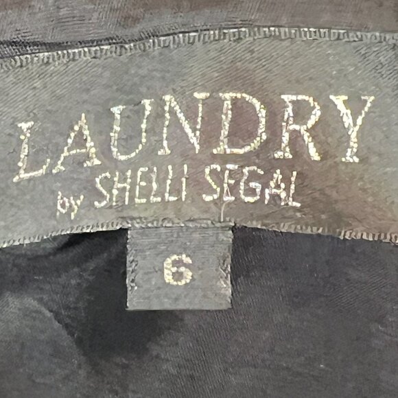 Vintage Black Mini Cocktail Dress Party Small - Picture 6 of 10